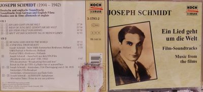 Joseph Schmidt Soundtracks from German and English films