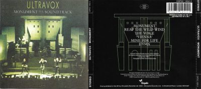 Ultravox – Monument The Soundtrack