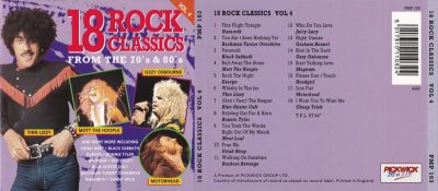 18 Rock Classics Vol. 4 (From The 70's & 80's)