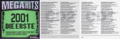 Megahits 2001 (2cd)