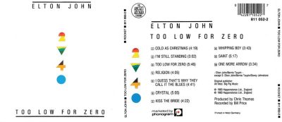 Elton John – Too Low For Zero