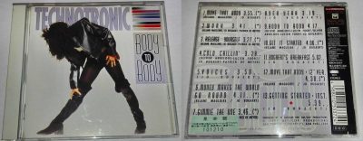 Technotronic – Body To Body  CD Japonez-fara OBI