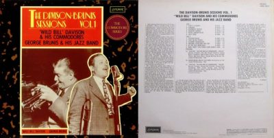 George Brunies And His Jazz Band – The Davison-Brunis Sessions Vol. 1